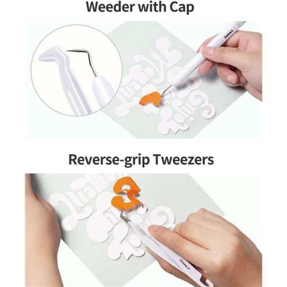 Tools for Vinyl, 6PCS Basic Tools Set fits Cricut,Precision Craft Vinyl Tool Kit - Picture 4 of 8